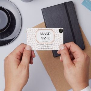 Minimalistic Bakery Business Card – Printable & Digital Use – Instant Download (8.5x5cm)