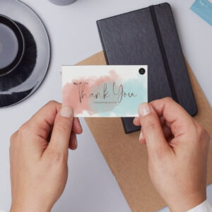 Watercolor Thank You Card | Customizable Design