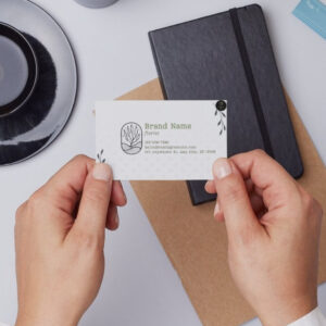 Florist Business Card with Simple Design – 14.8x10.5cm – Printable and Digital Use – Instant Download