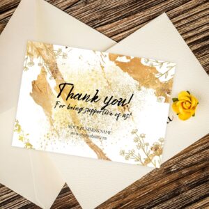Royal Gold Thank You Card – Printable & Digital Use – Instant Download