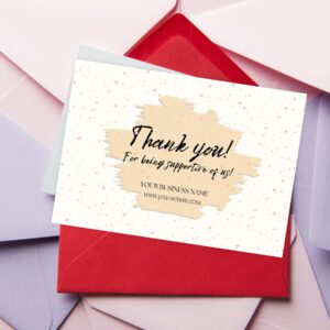 Simple Color Sprinkled Thank You Card – Printable & Digital Use – Instant Download