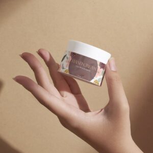 Vanilla Hand Cream Cosmetic Label Template – Printable & Digital Use – Instant Download (6x4 inches)