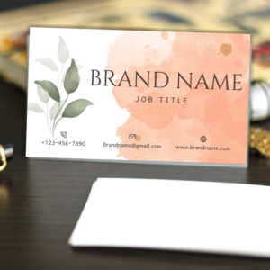 Compact Business Card Design with Bold Branding – Printable and Digital Use – Instant Download