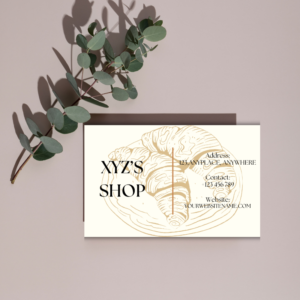 Croissant Bakery Business Card – Customizable Digital & Printable – Instant Download