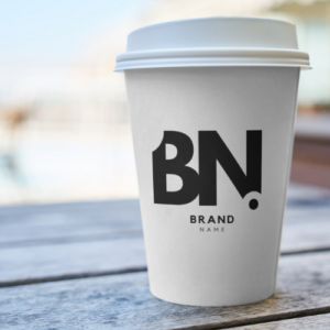 Bold Black BN Logo – Digital Use – Instant Download
