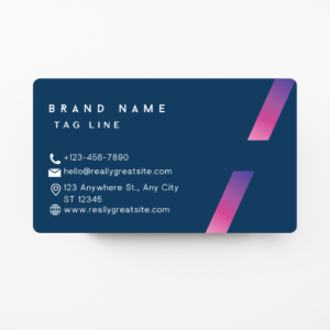 Business Card with Emphasis on Tagline – Digital Use – Instant Download