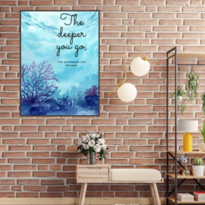 Underwater Dreams Wall Art – Printable and Digital Use – Instant Download