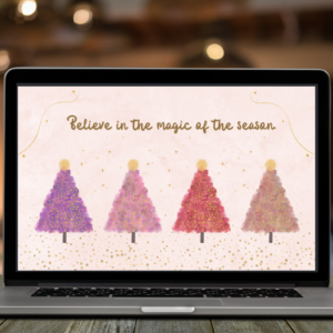 Believe in Magic Trees Wallpaper – Digital Use – Instant Download