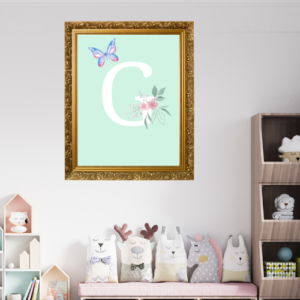 Alphabet G Wall Art – Printable and Digital Use – Instant Download