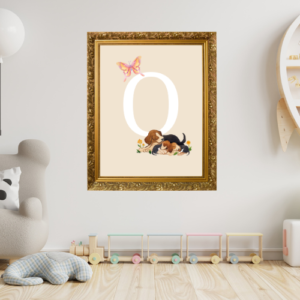 Alphabet O Wall Art – Printable and Digital Use – Instant Download