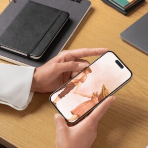 Couple Holding Hands in Beach Dress Wallpaper – 1920px x 1080px – Digital Download