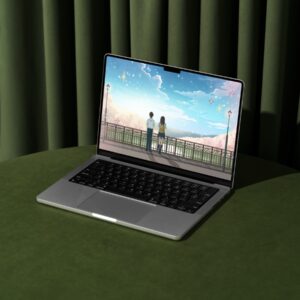 School Couple Seeing the View from the Side of the Road – 1920px x 1080px – Digital Download