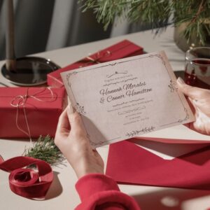 Handmade Paper Texture Wedding Invitation – Printable and Digital Use – Instant Download