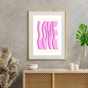 Simply Love – Elegant Typography Poster – Printable and Digital Use – Instant Download