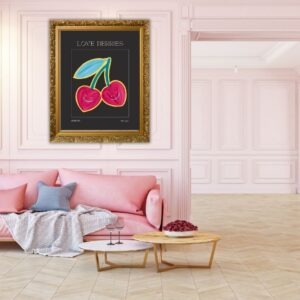 Love Berries Smiley Wall Art – Digital Download