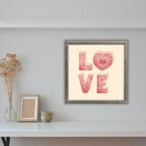 Love Dessert Typography Wall Art – Printable & Digital Use – Instant Download