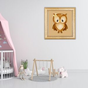 Bow-Eared Owl Wall Art – Digital Download