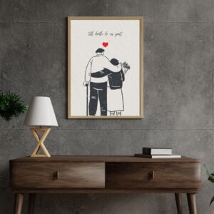 "Till Death Do Us Apart" Wall Art – Printable and Digital Use(42 x 59.4 cm)