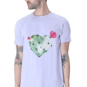 Men's T-shirt - "Cactus Heart" Design