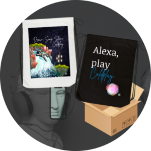 Melodic Voyage – Coldplay Inspired Drawstring Bags