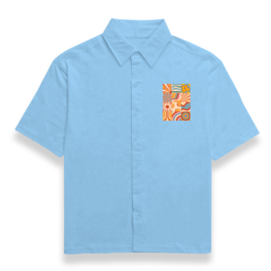 Oversized Shirt (S-3XL) – Vibrant Fusion | Colorful Artistic Collage