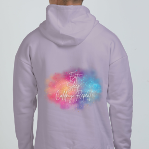 Oversized Hoodie – Eat, Sleep, Coldplay, Repeat Glittery Design