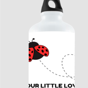 Sipper Bottle - Your Little Love Bug Sending You a Hug (750ml, White)