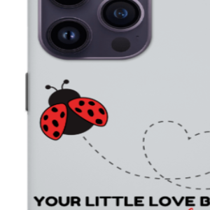 iPhone 15 Pro Max Sublimation Mobile Case - Your Little Love Bug Sending You a Hug