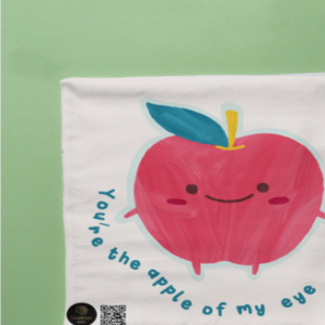 "Apple of My Eye" Cloth Napkin - 20 x 20 inches