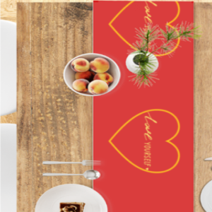 Love Yourself Table Runner - 13 x 54 in