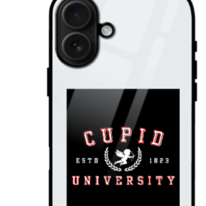 Cupid University Glossy Phone Case - Sleek and Stylish Protection