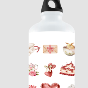 Sipper Bottle - Hearts & Chocolate Design
