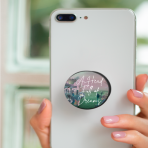 A Head Full of Dreams PopGrip – 4cm Dreamy Nature Design