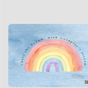 Square Mouse Pad – Chase the Dream, with a Coldplay Stream Design