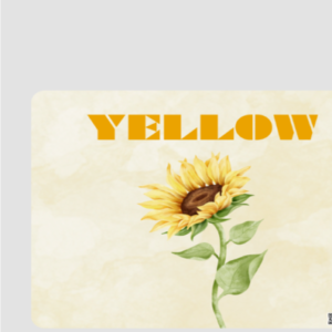 Coldplay-Inspired 'Yellow' Sunflower Mouse Pad