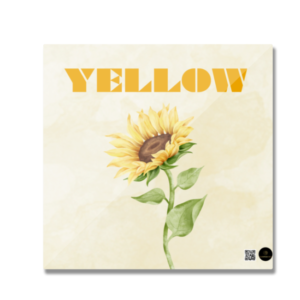 "Yellow" Design Sunflower Magnet