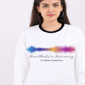 Heartbeats in Harmony – AOP Women’s Oversized Sweatshirt