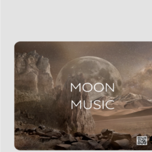 Square Mouse Pad – Moon Music Ivory Moon Design
