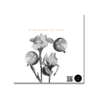Square Fridge Magnet – The Lights Go Out and I Can’t Be Saved Parachute Floral Design