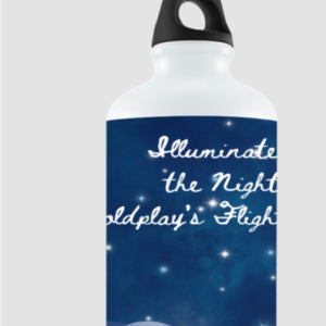 750ml Sipper Bottle – Illuminate the Night, Coldplay’s Flight Starry Mountain Design