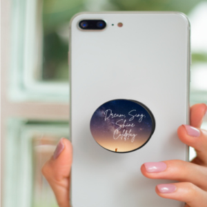 PopGrip – Dream, Sing, Shine, Coldplay Starry Night Design