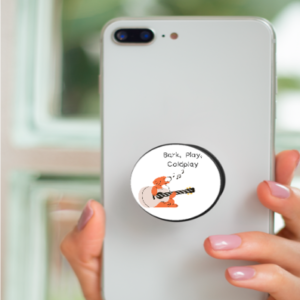 PopGrip (4cm) – Bark, Play, Coldplay Dog Guitar Design