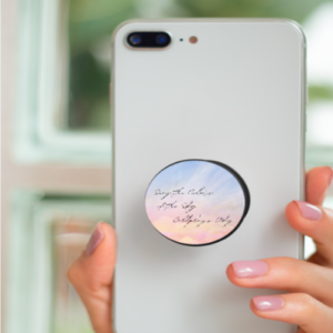 PopGrip 4cm – Sing the Colors of the Sky, Coldplay’s Why Dreamy Sky Design