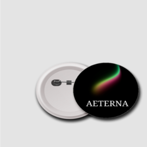 Badge (44mm) – Aeterna Aurora-Inspired Celestial Design