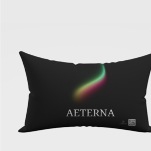 AOP Pillow Cover (18x28) – Aeterna Aurora-Inspired Celestial Design