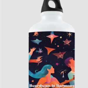 Sipper Bottle – Heartbeats in Harmony, Coldplay Symphony (750ml)