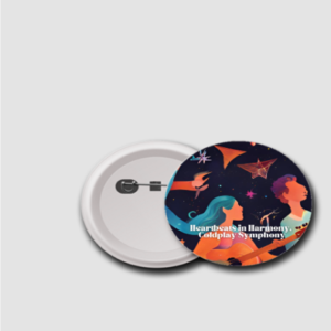 75mm Badge – Heartbeats in Harmony, Coldplay Symphony