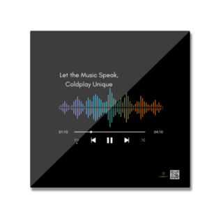Fridge Magnet – Let the Music Speak, Coldplay Unique