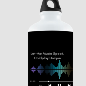 Sipper Bottle – Let the Music Speak, Coldplay Unique (750ml)