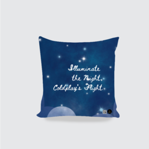 AOP Cushion Cover 16x16 - Illuminate the Night | Starry Sky & Mountain Landscape